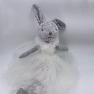 Handmade Bunny Ballerina Plush Doll